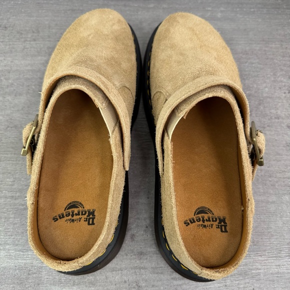 Dr. Martens Isham Desert Oasis C.F. Stead Suede Mules -Beige- Men\'s Size 10, 12 main image 9